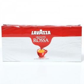 Молотый кофе смесь робусты и арабики Lavazza Qualita Rossa, 250 грамм Италия