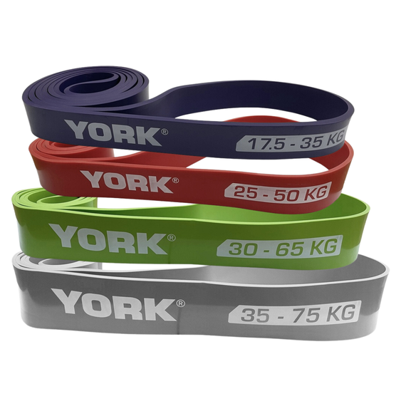 Набір резинок для фітнесу York Fitness 4 шт (17,5 - 65кг) | Зображення 1