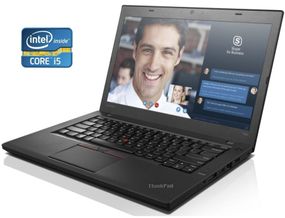 Ноутбук Lenovo ThinkPad T460 / 14" (1366x768) TN / Intel Core i5-6300U (2 (4) ядра по 2.4 - 3.0 GHz) / 8 GB DDR3 / 480 GB SSD / Intel HD Graphics 520 / WebCam б/в