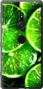 Чохол на Sony Xperia XZ2 H8266 Зелені часточки лимона "852u-1378-2448"