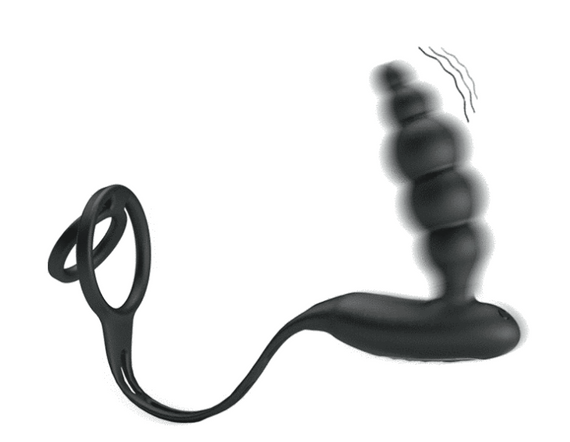 Ерекційне кільце з анальним вібростимулятором Pretty Love VIBRATION PENIS SLEEVE III sexstyle | Зображення 14