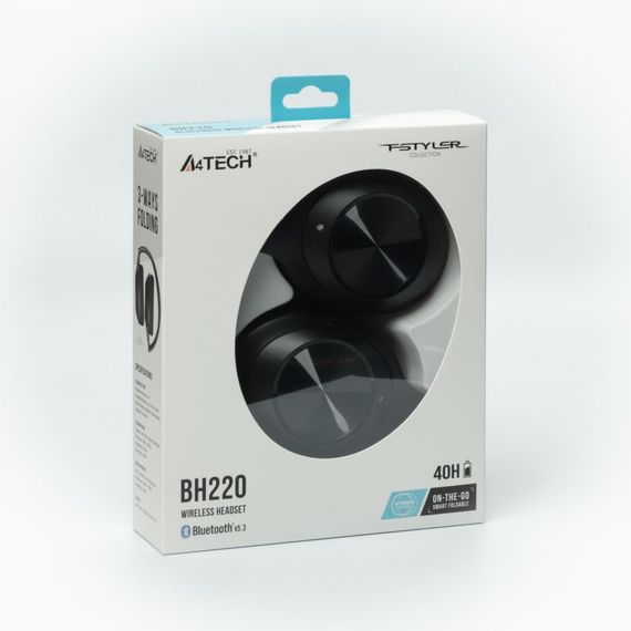 Гарнітура бездротова A4-Tech BH220 (Black), колір чорний | Зображення 7