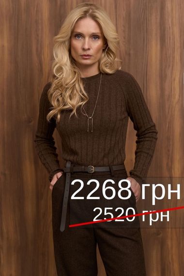 Лонгслів кашемір 2828 | Зображення 9