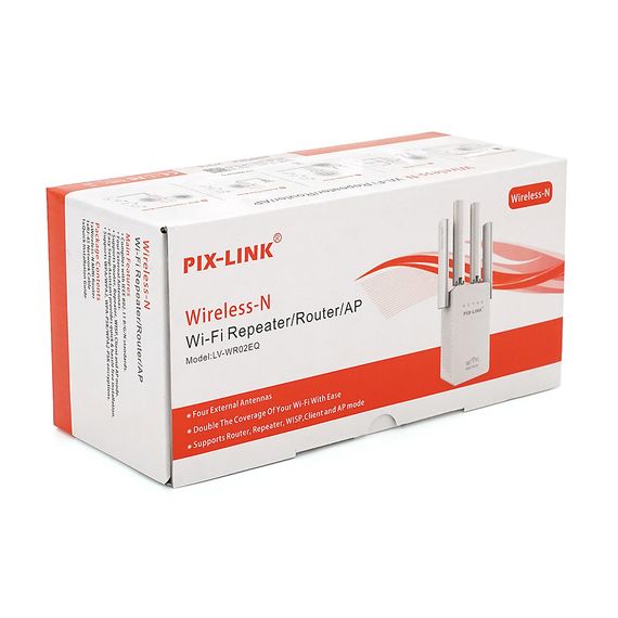 Підсилювач WiFi сигналу з 4-ма антенами LV-WR02EQ, живлення 220V, 300Mbps | Зображення 2