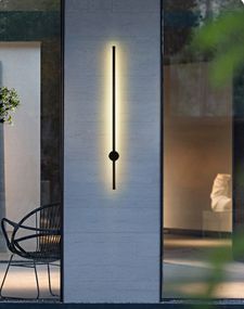 Бра LED 27548 Чорний 10х6х80 см.