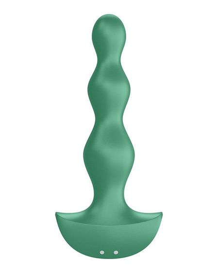 Анальный стимулятор-бусины с двумя моторами Satisfyer Lolli-Plug 2 Green | Зображення 4