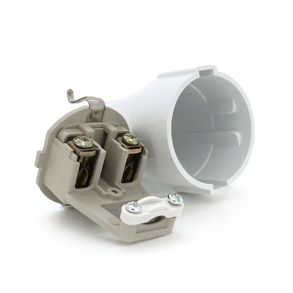 Штепсельний роз'єм з заземленням 16A 250V A102, White, Q15 | Зображення 3