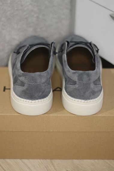 Удобные мужские серые топсайдеры 41 размер | Зображення 3