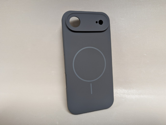 Чохол для iPhone 17 Air / Айфон 17 Аір, Soft Touch, протиударний, MagSafe, сірий