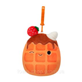 Мягкая игрушка на клипсе Squishmallows– Вафелька Вивер (9cm)