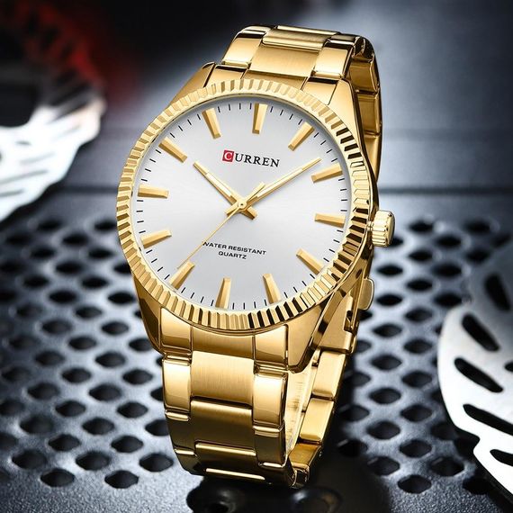 Годинник C1ur1ren 8425 Gold-White | Зображення 1