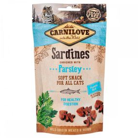Лакомство для котов Carnilove Cat Soft Snack с сардиной и петрушкой 50 гр