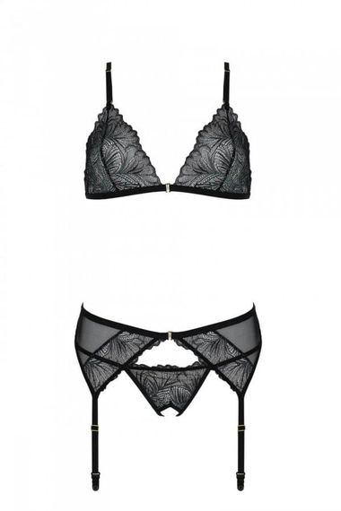 Комплект Passion DELIENA SET Чорний S/M | Зображення 4