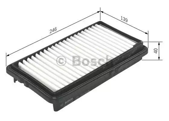 Фільтр повітряний ROVER 600, HONDA ASCOT, BOSCH (1457433950) | Зображення 2