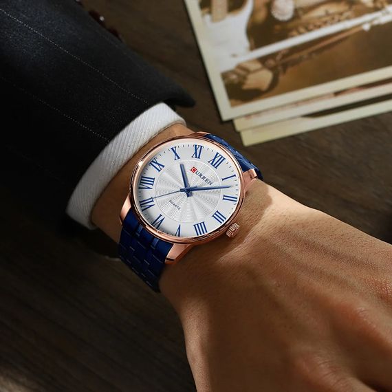 Годинник C1ur1ren 8422 Blue-Gold-White | Зображення 2