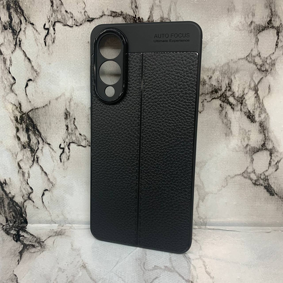 Протиударний чохол AutoFocus Leather Samsung Galaxy S25 Edge чорний