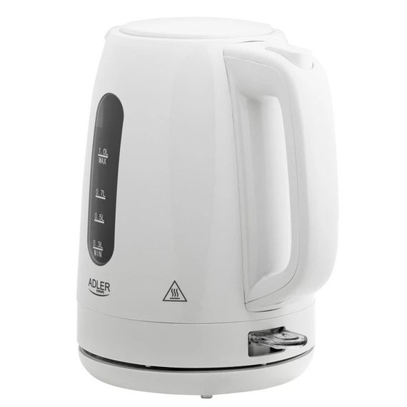 Електрочайник Adler AD 1380 white 1 л білий | Зображення 3