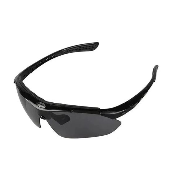 тактичні окуляри чорні  Polarized 5 лінз | Зображення 1