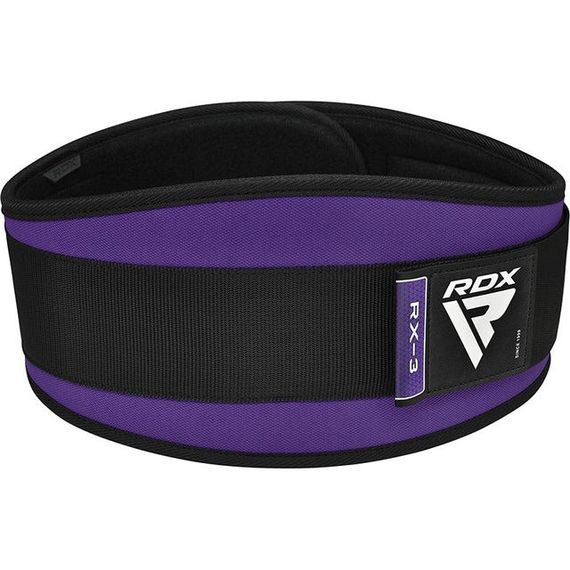 Пояс для важкої атлетики RDX RX3 EVA Curve неопреновий PURPLE-S | Зображення 3