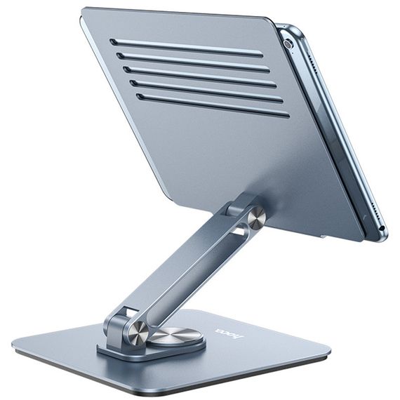 Держатель настольный Hoco PH52 Plus Might metal rotating Metal gray | Зображення 4
