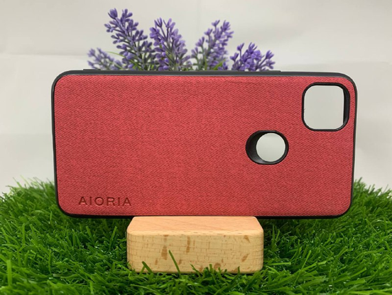 Чохол накладка Google Pixel 4A тканина червоний