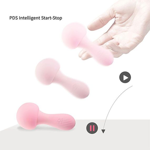 Вибромассажер Otouch MUSHROOM Pink, 7 режимов, функция ночника, технология «старт-стоп» sexstyle | Зображення 6
