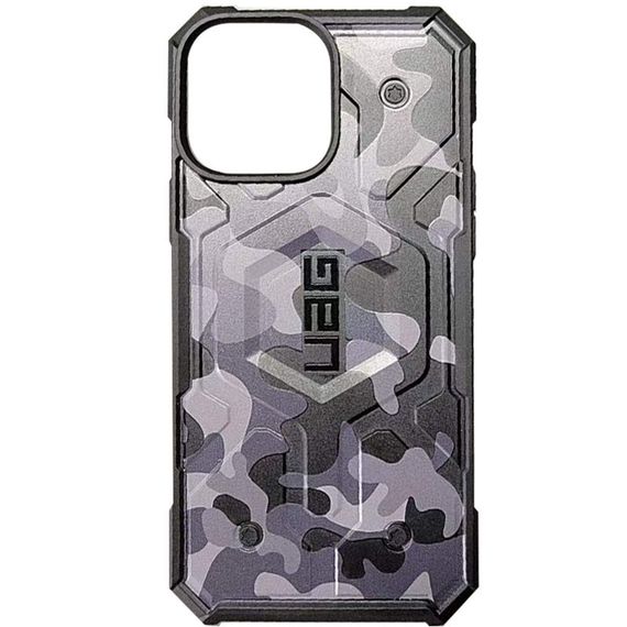Ударопрочный чехол UAG Pathfinder with MagSafe Camo для Apple iPhone 14 Pro (6.1") Серый