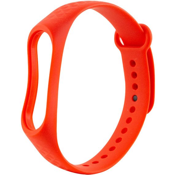 Ремінець Rhomb для Xiaomi Mi Band 3/4 Червоний | Зображення 1