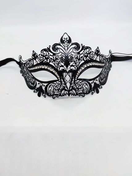 Маска на очі Eye mask metal black | Зображення 2