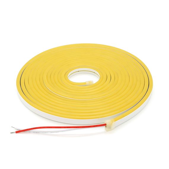 Стрічка світлодіодна в силіконі 3528, 12V, 5 метрів, IP67, Yellow