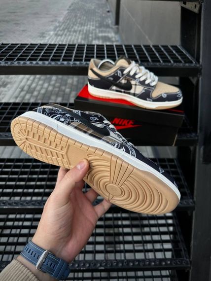 Кросівки Nike SB Dunk Low x Travis Scott Cactus Jack кемел | Зображення 4
