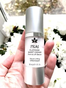 Зміцнююча і підтягуюча сироватка PRAI beauty platinum night caviar firm & lift serum, 30 мл