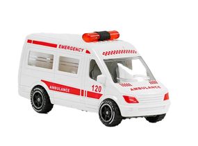 Машина А 01-04 "Спецтехника", инерция, в пакете (6985371110067) Белый