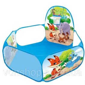 Басейн дитячий, сухий, для куль діаметром 1,2 м, синій