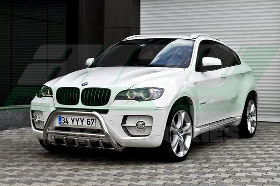 Кенгурятник WT003 (нерж.) 60мм для BMW X6 E-71 2008-2014рр | Зображення 3