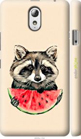 Чохол на Lenovo Vibe P1m Єнотик з кавуном "4605m-154-2448"