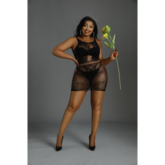 Сукня Moonlight Model 01 Black, Plus size | Зображення 2