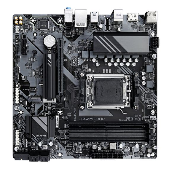 Материнская плата GIGABYTE B650M D3HP sAM5 B650 4xDDR5 M.2 HDMI DVI mATX B650M_D3HP | Зображення 2