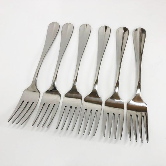 Набір десертних виделок Con Brio CB-3709 18 см 6 шт | Зображення 7