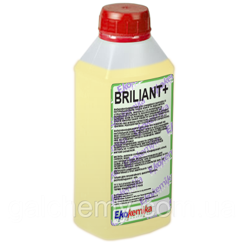 Бальзам-кондиціонер для очищення й догляду за натуральною та штучною шкірою Briliant+ 1 л Ekokemika