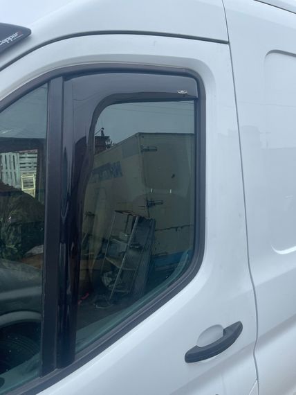 Ветровики вставные (2 шт, HIC) для Ford Transit 2014-2024 гг | Зображення 4