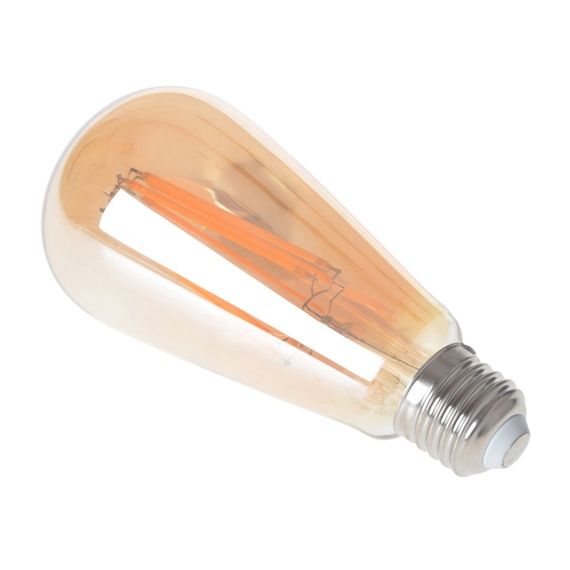 Лампа светодиодная LED 9W E27 COG WW ST64 Amber 220V | Зображення 2