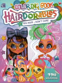 Розмальовка Hair Dorables А4 + 114 наліпок G23-04 Jumbi (6922203546656)