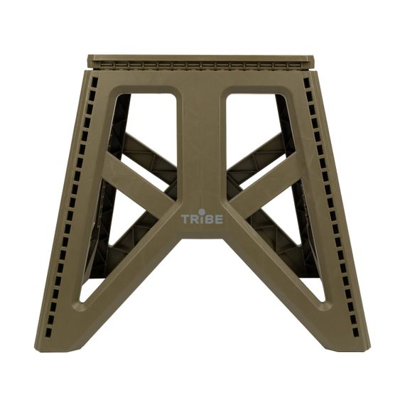 Стілець Tribe Camp Chair High оливковий складаний, Похідний стілець трайб для риболовлі, Крісло кемпінгове для полювання | Зображення 2