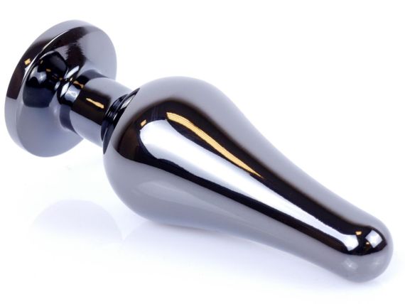 Анальний затор Boss Series - Jewellery Dark Silver BUTT PLUG Pink, BS6400053 Sex Aura | Зображення 2