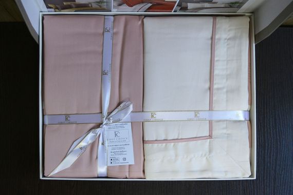 Постільна білизна First Choice Deluxe Satin 200 х 220 см Serenity Ivory Powder | Зображення 5