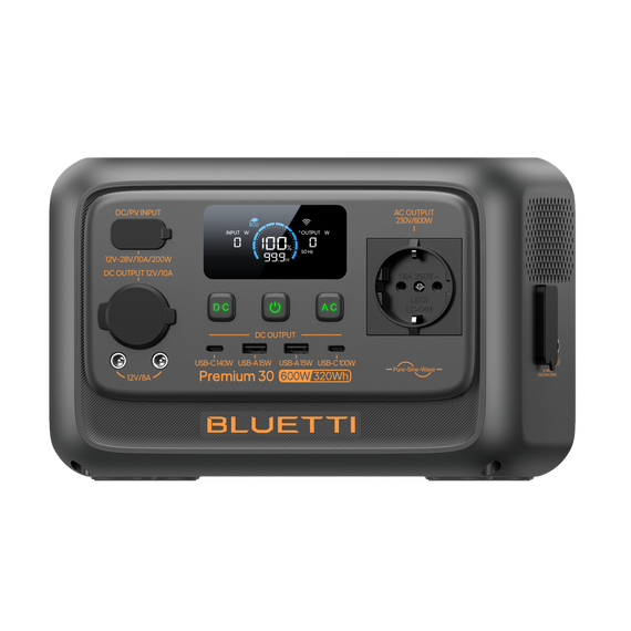 Портативна зарядна станція Bluetti Premium 30 V2 320Wh 600W LiFePO4 | Зображення 4