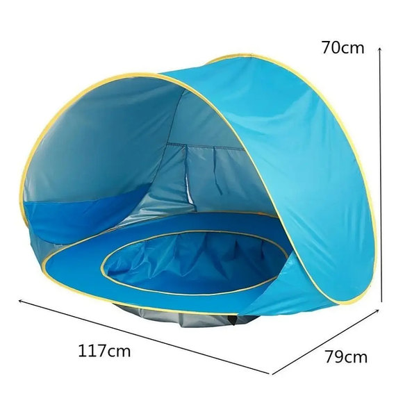 Палатка детская с бассейном автоматическая