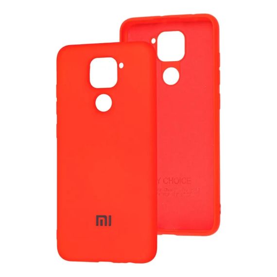 Чохол Silicone Cover My Color Full Protective для Xiaomi Redmi Note 9 red