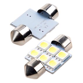 Лампа діодна SJ-6SMD-5050-31мм 08707